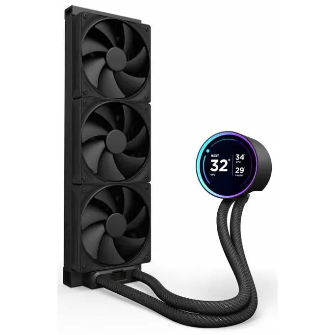 NZXT vodeno hlađenje Kraken Elite V2 360 Black (2024), 360mm, RL-KN36E-B2 - Slika 2