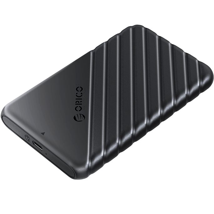 Orico vanjsko kućište 2.5" SATA HDD/SSD, USB3.1 Gen1, Type-C, Black, 25PW1-C3-BK-BP - Slika 1