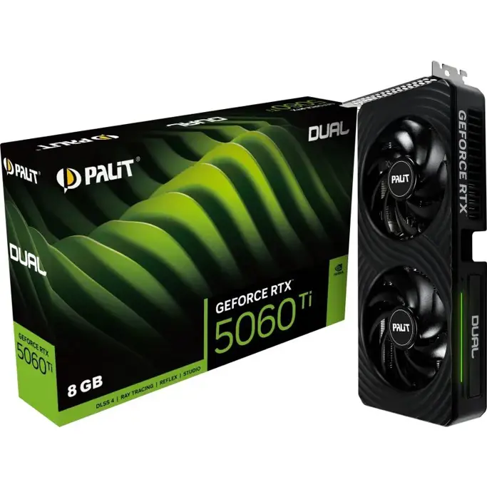 Palit RTX5060Ti Dual, 8GB GDDR7, NVIDIA GeForce, NE7506T019P1-GB2062D - Slika 3
