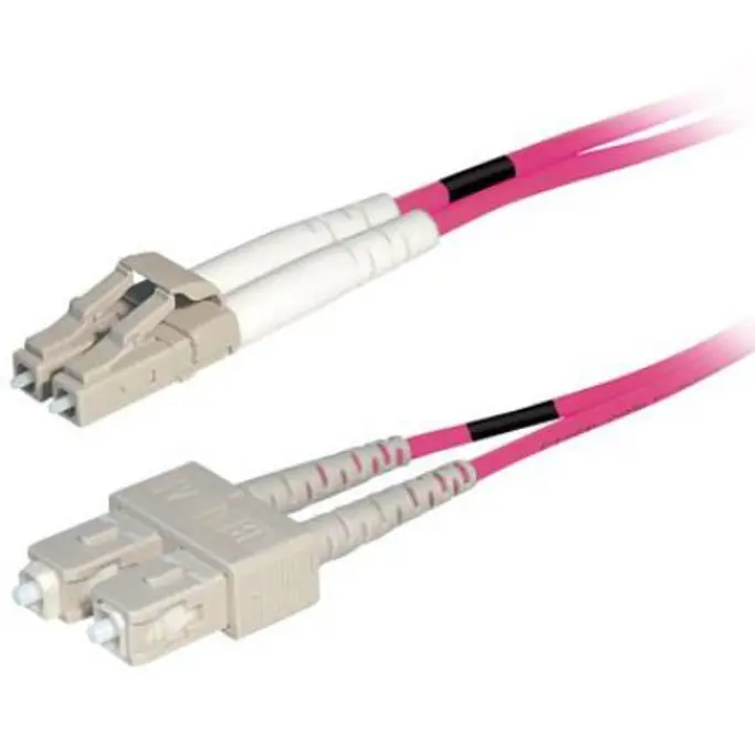 Patch kabel LC-SC MM Duplex OM4, Fibre optic multimode, 1m, TRN-OM44-1L - Slika 1