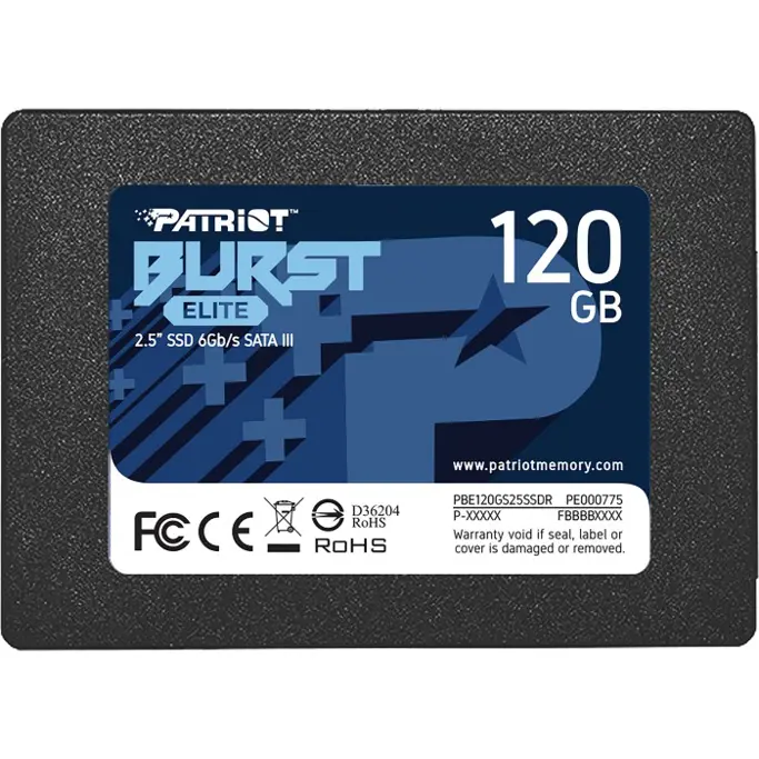 Patriot SSD 120GB Burst Elite 2.5" SATA, PBE120GS25SSDR - Slika 1