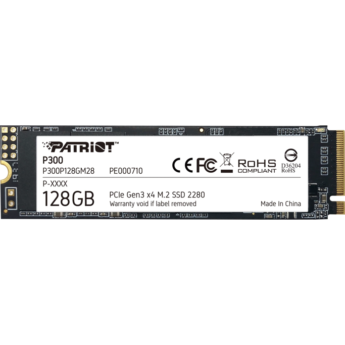 Patriot SSD 128GB, P300, M.2 2280, PCIe 3.0 x4, P300P128GM28 - Slika 1
