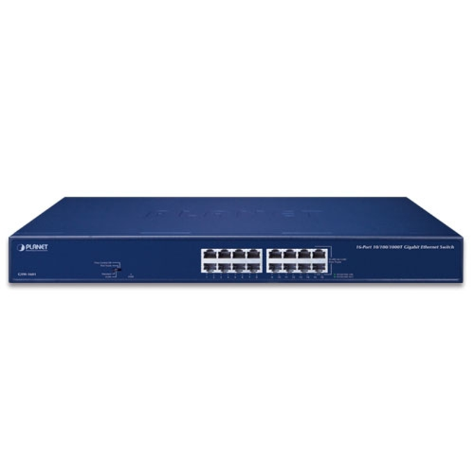 Planet Switch, 16-Port 10/100/1000BASE-T Gigabit Ethernet Switch, GSW-1601 - Slika 2