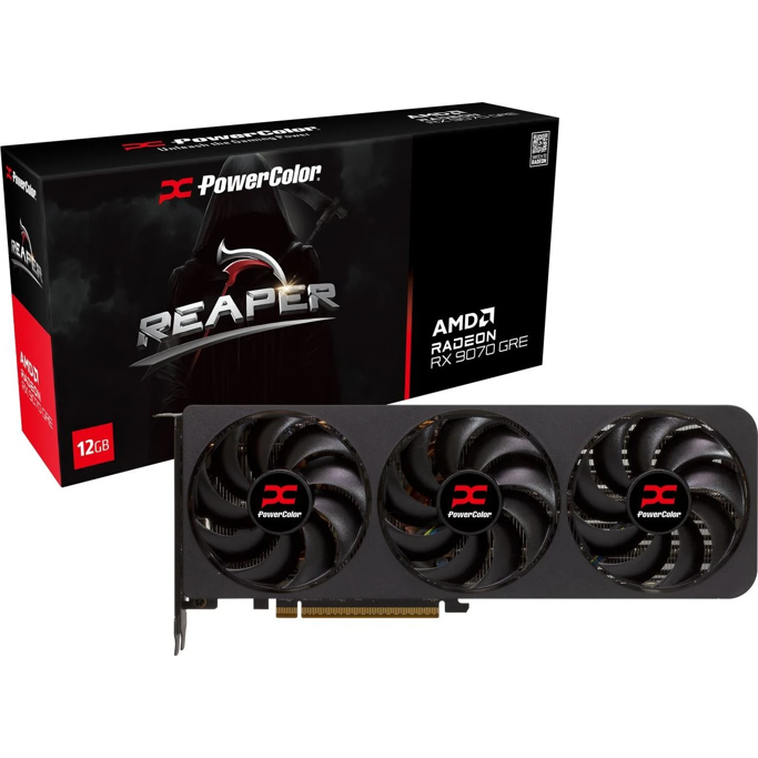 PowerColor 9070GRE Reaper, 12GB GDDR6, AMD Radeon, RX9070GRE 12G-A - Slika 1