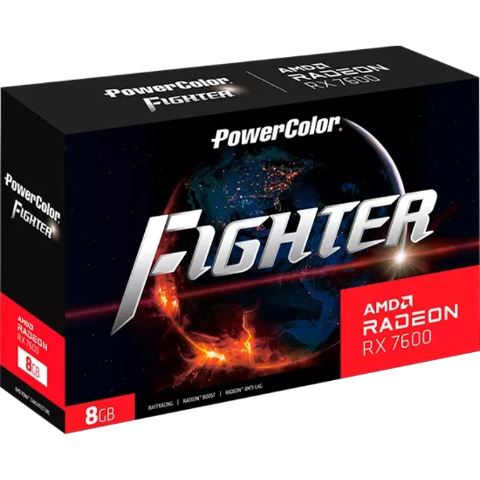 PowerColor RX7600 Fighter, 8GB GDDR6, AMD Radeon, RX7600 8G-F - Slika 2