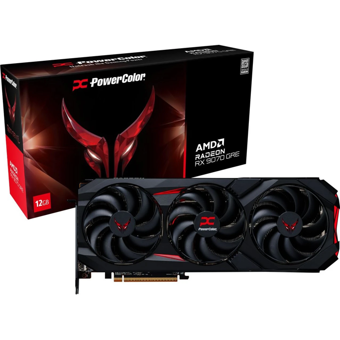 PowerColor RX9070GRE Red Devil OC, 12GB GDDR6, AMD Radeon, RX9070GRE 12G-E/OC - Slika 1