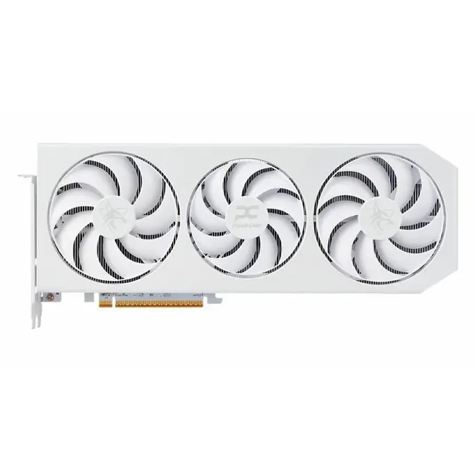 Powercolor RX9070XT Hellhound Spectral White OC, 16GB DDR6, AMD Radeon, RX9070XT 16G-L/OC/WHITE - Slika 2