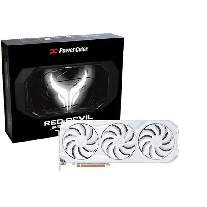 Powercolor RX9070XT Red Devil Spectral White OC, 16GB GDDR6, AMD Radeon, RX9070XT 16G-E/OC/WHITE - Slika 8