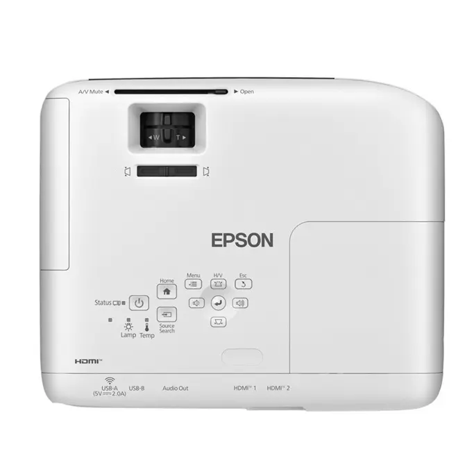 Projektor Epson EB-FH08, 3LCD, 1080p, 3600LM, HDMIx2, zvučnik, bijeli, V11HB54040 - Slika 8