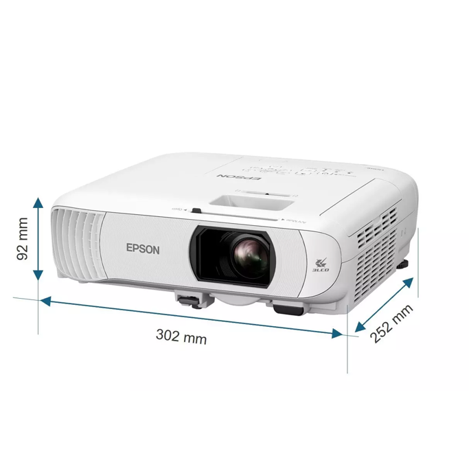 Projektor Epson EH-TW840, 3LCD, WiFi, 1080p, 4000LM, HDMIx2, zvučnik, bijeli, V11HB63040 - Slika 3