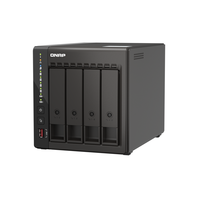 QNAP NAS TS-453E, 8GB, Celeron J6412 (4 Core), 4-bay, 2x2.5Gb LAN, TS-453E-8G - Slika 1