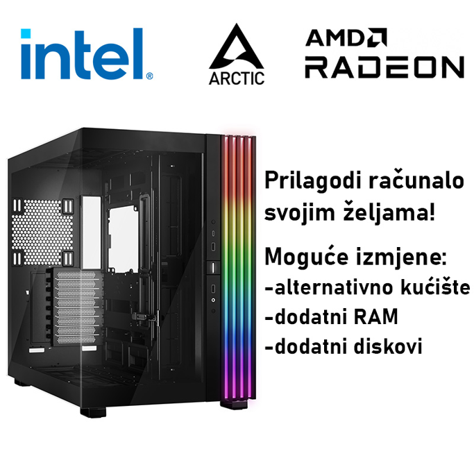 Računalo ADM Gaming Top Range G112 Intel i9-13900K, 32GB DDR5, 1TB SSD NVMe, RX7900XT, No OS - Slika 1