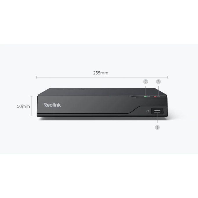 Reolink 12 Channel PoE RP-PN8 recorder (camera supported up to 16MP, storage up to 32TB) - Slika 3
