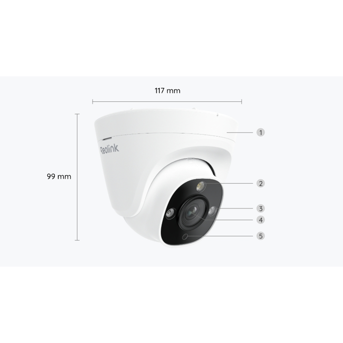 Reolink PoE Spotlights Camera RP-PCT12M 12MP UHD, Color Night Vision 4K Pan/Tilt Security Camera - Slika 4