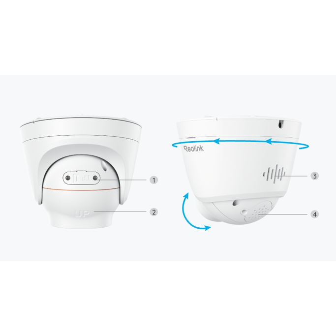 Reolink PoE Spotlights Camera RP-PCT12M 12MP UHD, Color Night Vision 4K Pan/Tilt Security Camera - Slika 5