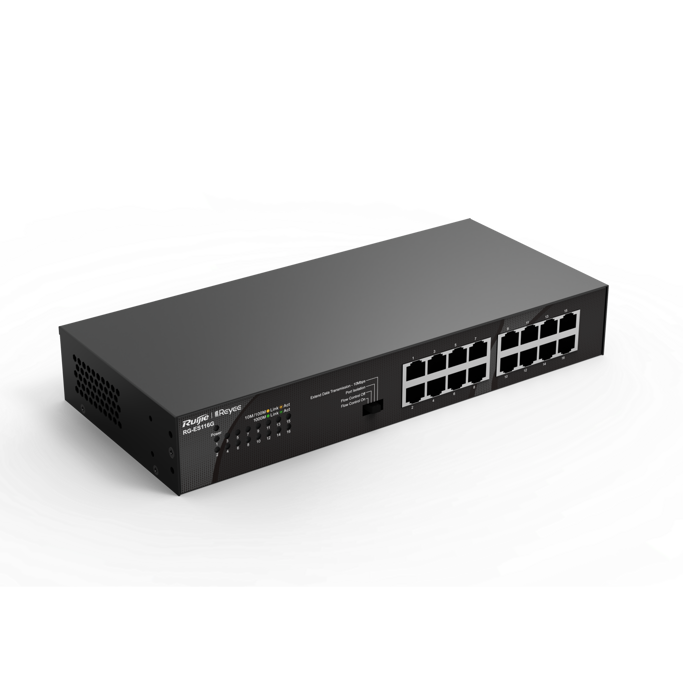 Ruijie Reyee Switch, 16-port, Gigabit, Metal Casing, RG-ES116G - Slika 1