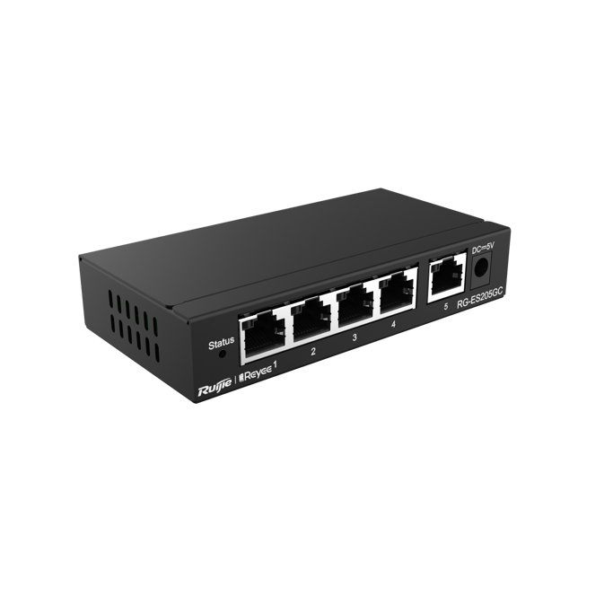 Ruijie Reyee Switch, 5-port, Gigabit, Cloud Managed, RG-ES205GC - Slika 1