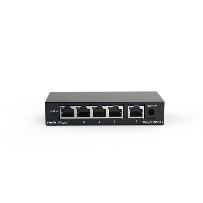 Ruijie Reyee Switch, 5-port, Gigabit, Metal Casing, RG-ES105GD - Slika 3
