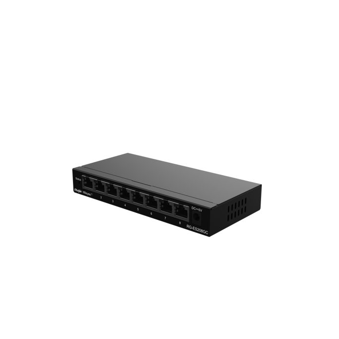 Ruijie Reyee Switch, 8-port, Gigabit, Cloud Managed, RG-ES208GC - Slika 3