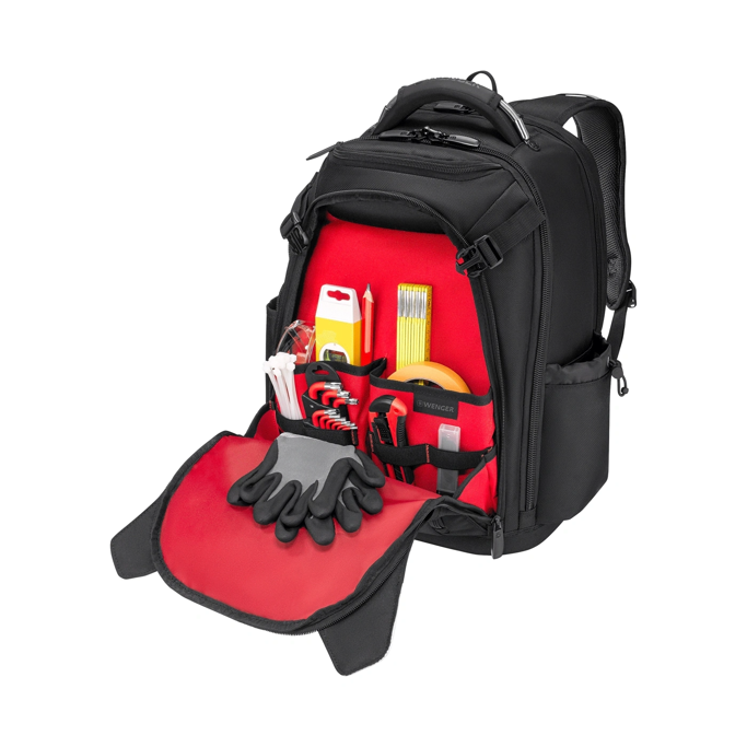 Ruksak za laptop Wenger Tool Backpack Pro 17" 653722, crna, 77215 - Slika 12