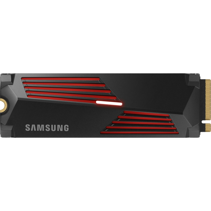 Samsung SSD 1TB 990 PRO Heatsink, M.2, PCIe 4.0 x4, MZ-V9P1T0CW, 600TBW, Heatsink - Slika 1