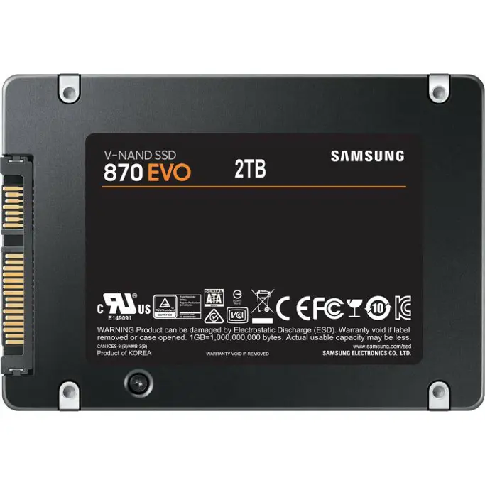 Samsung SSD 2TB 870 EVO 2.5" SATA, MZ-77E2T0B/EU - Slika 2