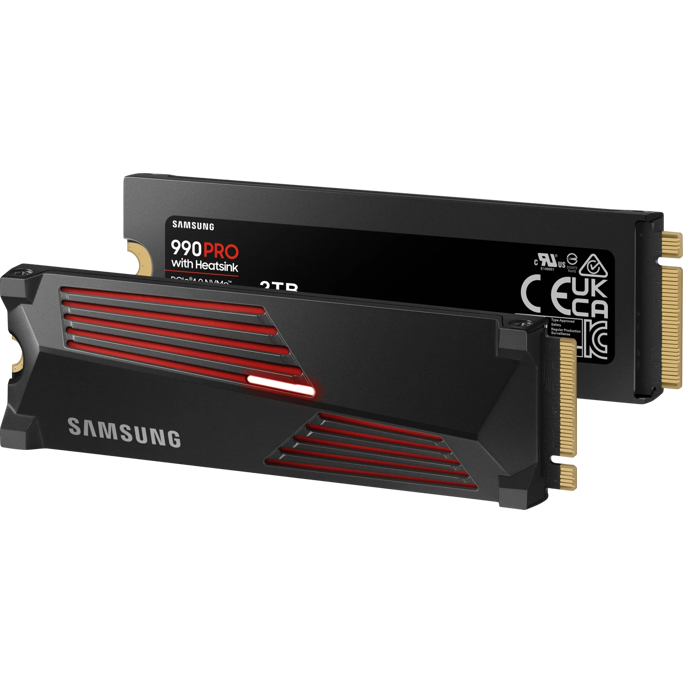 Samsung SSD 2TB 990 PRO Heatsink M.2, PCIe 4.0 x4, MZ-V9P2T0CW - Slika 2