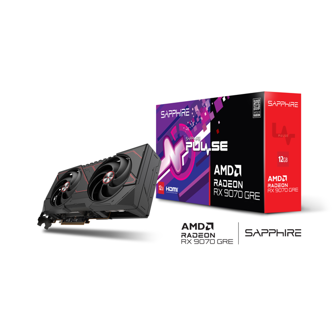 Sapphire RX9070 GRE Pulse Gaming OC, 12GB GDDR6, AMD Radeon, 11354-01-20G - Slika 8