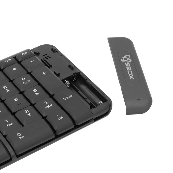 SBOX bežični komplet WKM-22, membranski prekidači, Black/Gray - Slika 6