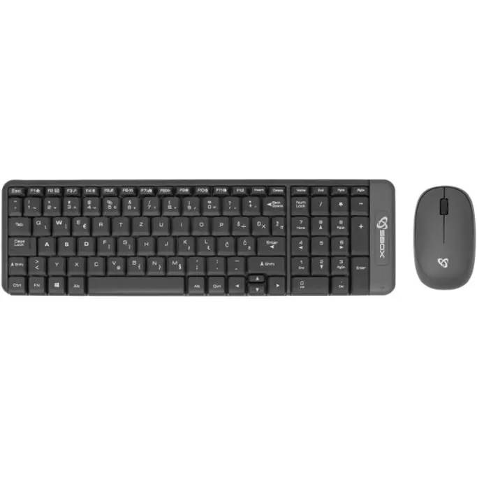 SBOX bežični komplet WKM-22, membranski prekidači, Black/Gray - Slika 8