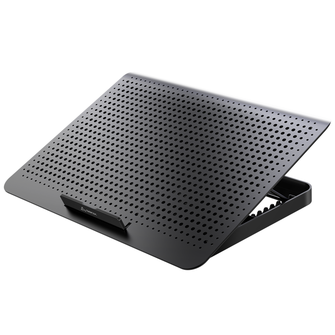 SBOX hladnjak za laptop do 17.3", CP-28, Black - Slika 1