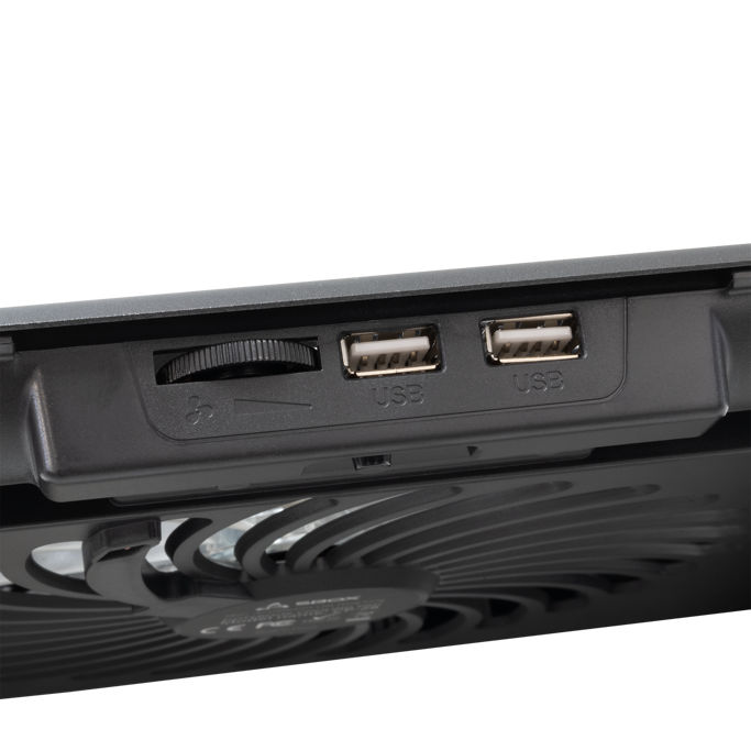 SBOX hladnjak za laptop do 17.3", CP-28, Black - Slika 7