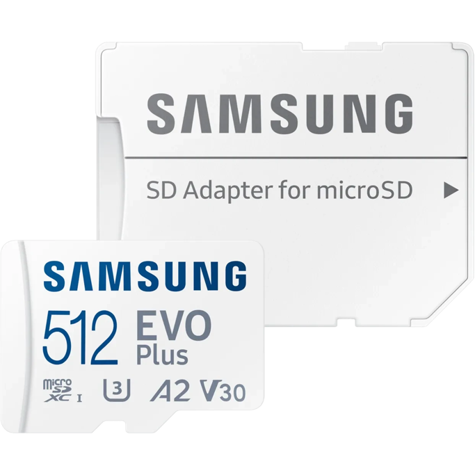 SD micro 512GB Samsung EVO Plus, R160/W160, +Adapter, MB-MC512SA/EU - Slika 2