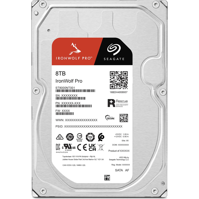 Seagate 8TB 3.5", 7200rpm, 256MB, IronWolf Pro, NAS HDD +Rescue, ST8000NT001 - Slika 2
