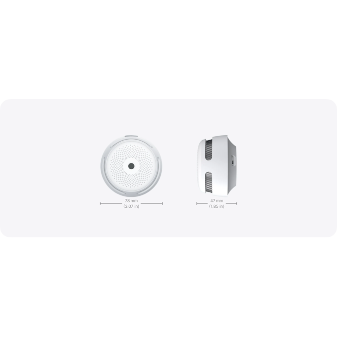 Senzor X-Sense XS01-M, detektor dima, Wi-Fi (2.4GHz), bijeli - Slika 8
