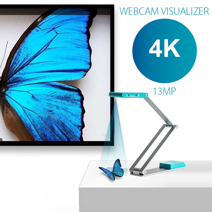 Skener I.R.I.S. IRIScan Visualizer 7 Dyslexic, A3, 13MP Webcam, sivo-zeleni, mobilni, 464665 - Slika 2