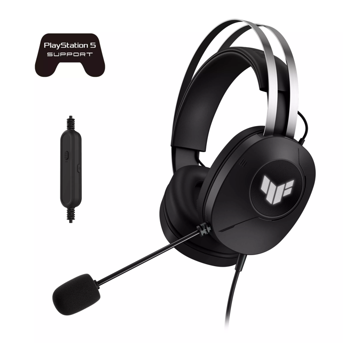 Slušalice Asus TUF Gaming H1 Gen II, USB, 7.1, 90YH044B-BHUA00 (PC/PS4/PS5) - Slika 3
