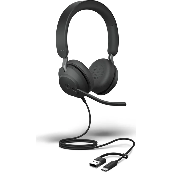 Slušalice Jabra Evolve2 40 SE USB-C/A, MS Stereo, 24189-999-799 - Slika 2