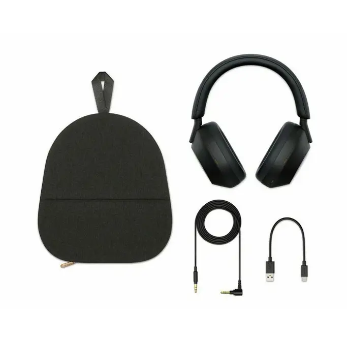 Slušalice Sony WH-1000XM5/B bežične, mikrofon, crne - Slika 4