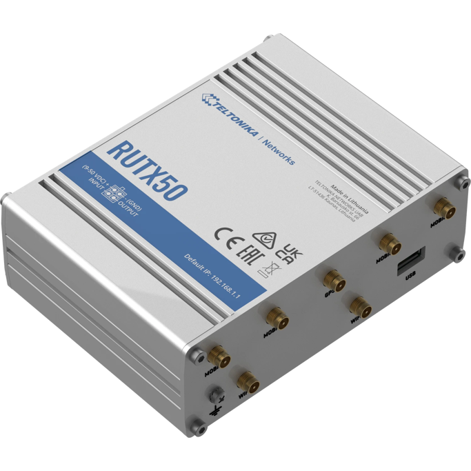 Teltonika RUTX50, Industrial dual-SIM multi-network router 5G Router - Slika 4