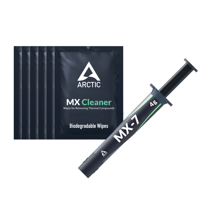 Termalna pasta Arctic MX-7 4g, + 6kom MX Cleaner maramice, ACTCP00092A - Slika 3