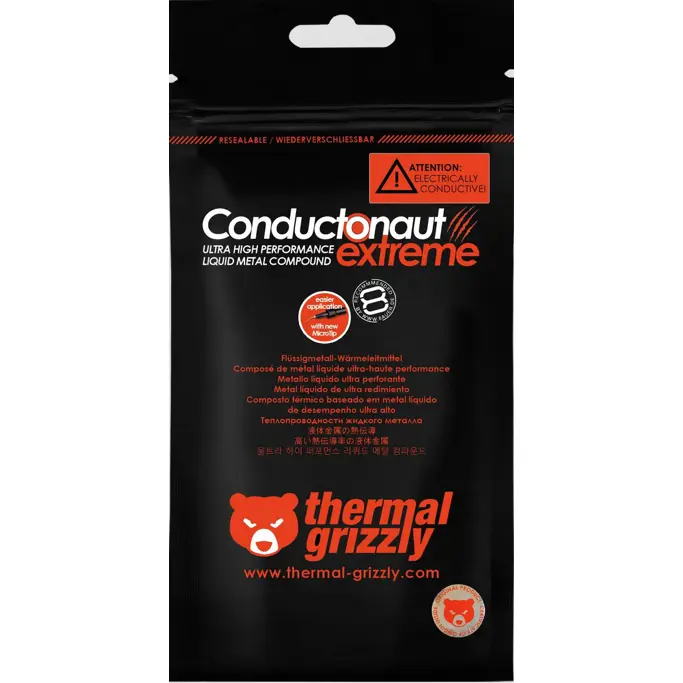 Termalna pasta Thermal Grizzly Conductonaut Extreme Liquid metal 5g, TG-CE-005-R - Slika 2