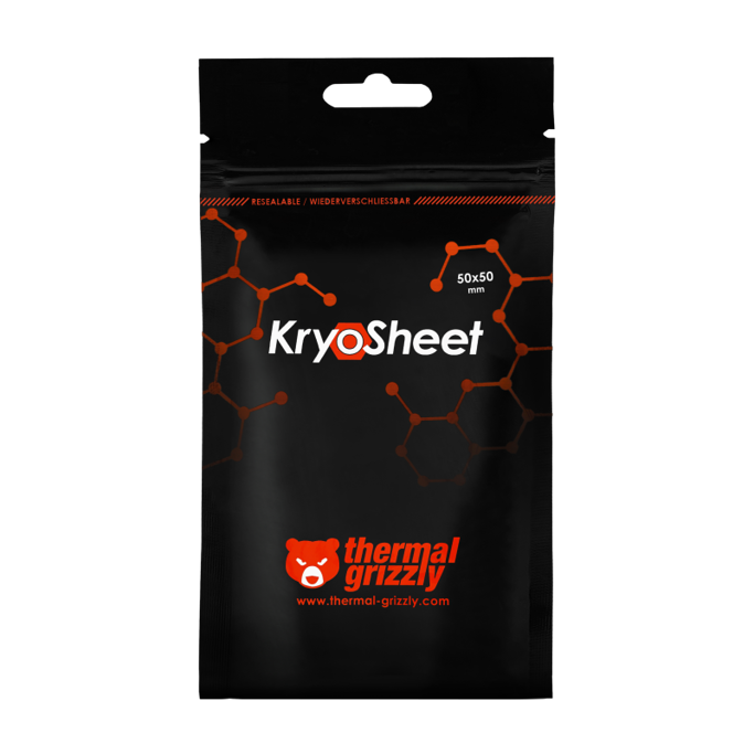 Thermal pad Thermal Grizzly KryoSheet, 50x50mm, TG-KS-50-50 - Slika 1