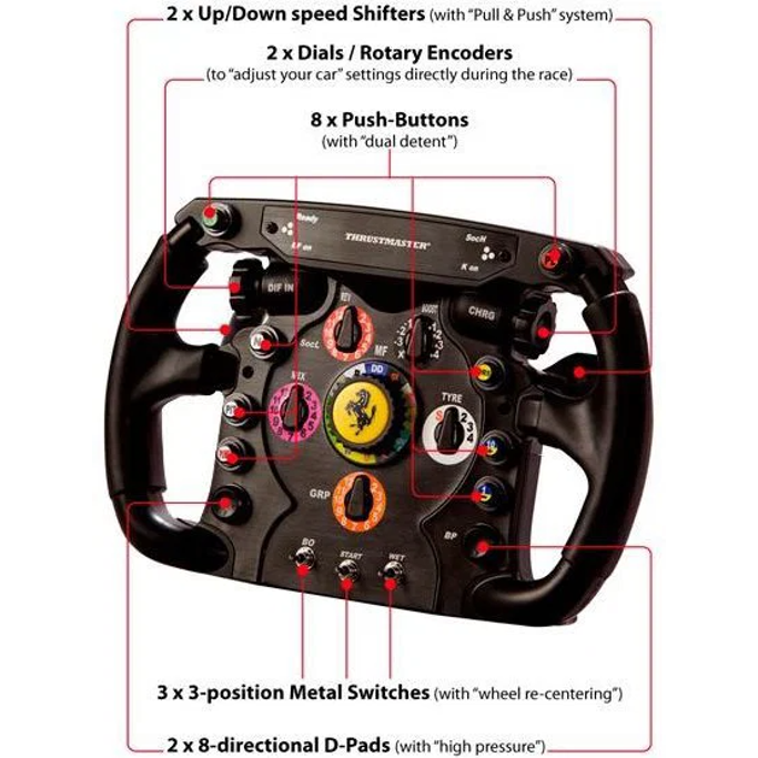 Thrustmaster Ferrari F1 Wheel Add-On, Racing Wheel Accessory (PC/PS3/PS4/PS5/XBOX) - Slika 5