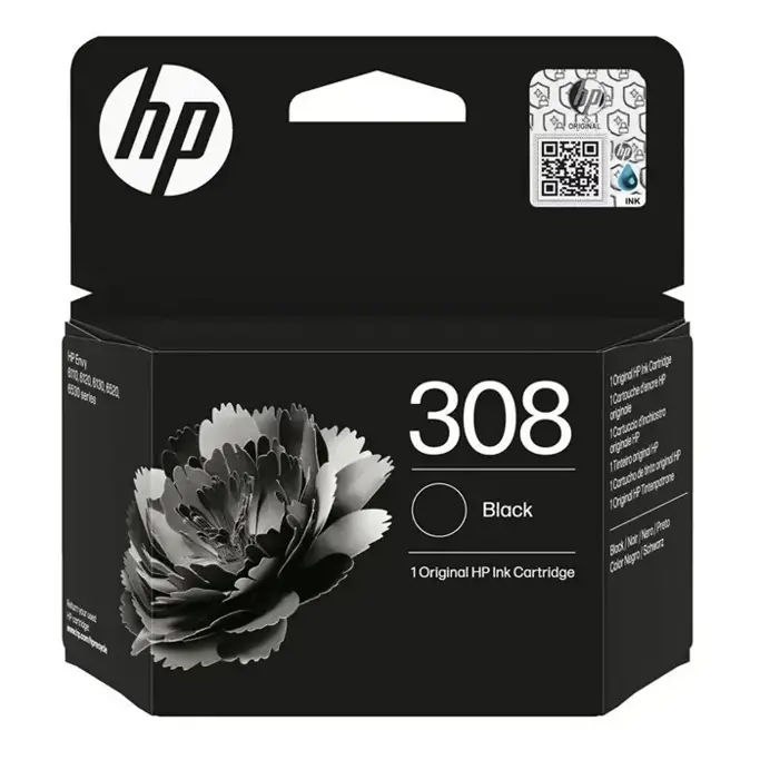 Tinta HP 7FP21UE no. 308 Black - Slika 1