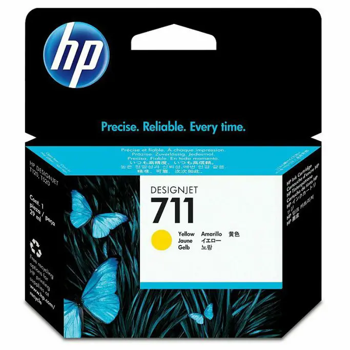 Tinta HP CZ132A no. 711 Yellow - Slika 2