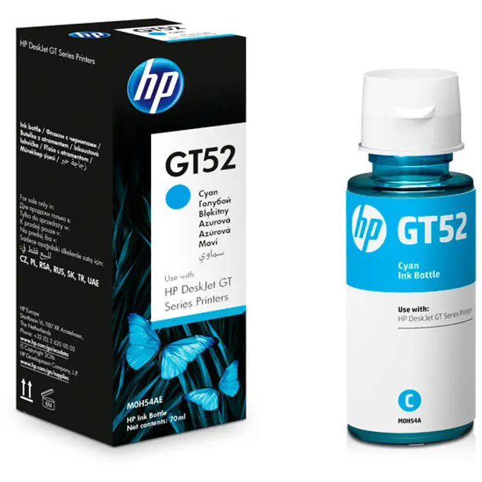 Tinta HP M0H54AE GT52 Cyan Ink Bottle - Slika 1