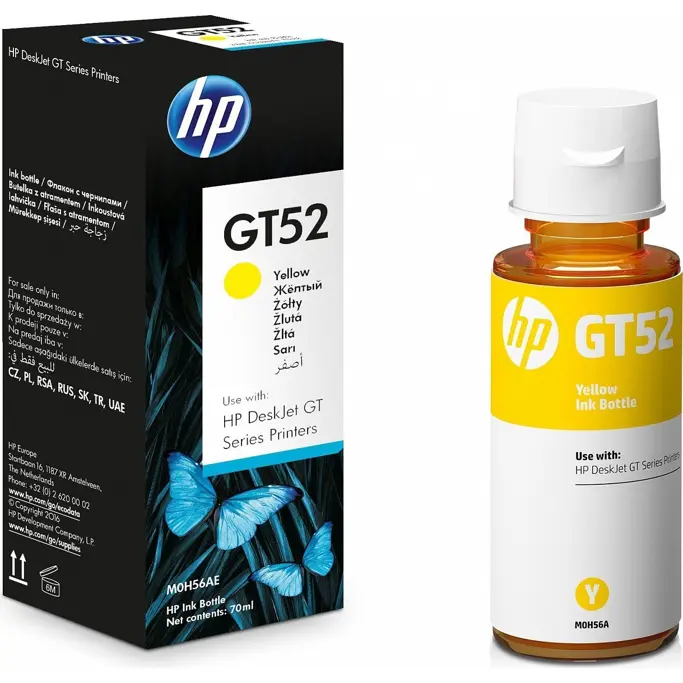 Tinta HP M0H56AE GT52 Yellow Ink Bottle - Slika 1