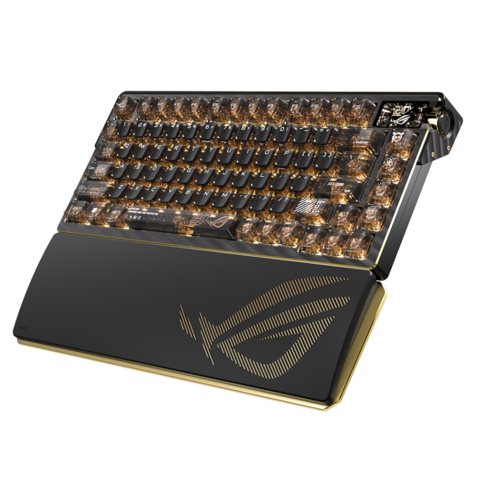 Tipkovnica Asus ROG Azoth Extreme Edition 20 mehanička, OLED display, NX RGB, bežična, crna, 90MP04VF-BKUA20 - Slika 3