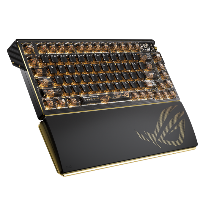 Tipkovnica Asus ROG Azoth Extreme Edition 20 mehanička, OLED display, NX RGB, bežična, crna, 90MP04VF-BKUA20 - Slika 1